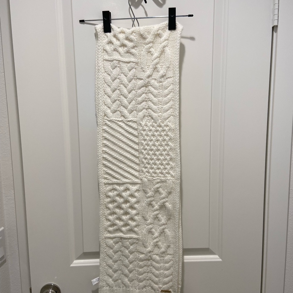 White Michael Kors scarf